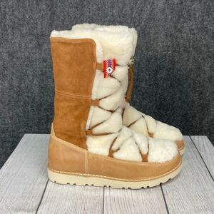 Birkenstock Nuuk Suede Leather Shearling Boots Tall Winter EU42 US W11 M9 NEW